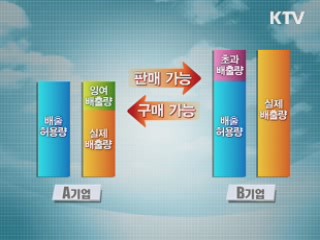 배출권 거래제, 온실가스 감축비용 감소