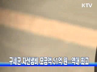 구세군 자선냄비 모금액 51억 원···역대 최고