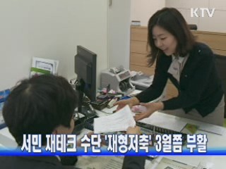 서민 재테크 수단 '재형저축' 3월쯤 부활