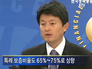 중소기업 대출 보증비율 확대