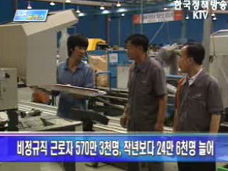 자발적 비정규직 늘어