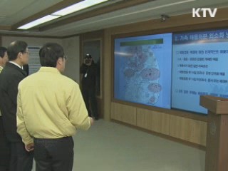 김 총리, 설연휴 구제역 근무자들 격려