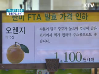 "FTA 체감효과 불충분···유통구조 개선"