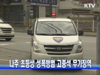 나주 초등생 성폭행범 고종석 무기징역