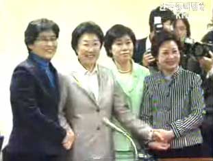 한명숙 총리 지명자 기자회견