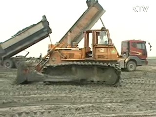 새만금, 매립공사 진행중