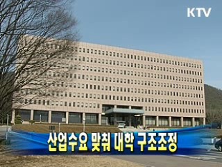 산업수요 맞춰 대학 구조조정