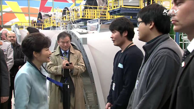 독일 지멘스 방문…"통일 한국, 세계 경제에 활력"