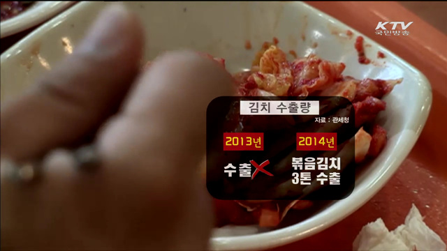 김치, 중국 수출길 곧 열린다