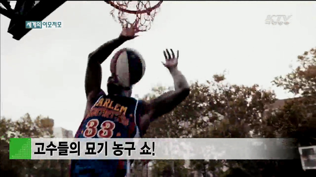 고수들의 묘기 농구 쇼! [세계 이모저모]