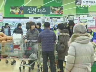 생활물가 상승세 둔화···안심은 일러