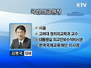 외교 1차관 안호영, 2차관 김성한 내정