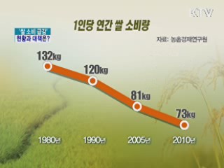 '쌀 소비 급감', 현황과 대책은?