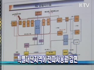특별재난지역에 전파사용료 감면