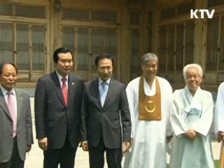 이 대통령 "6·15 선언 존중"