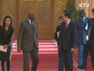 이 대통령 "아프리카 원조 2배 늘릴 것"