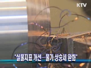 "실물지표 개선···물가 상승세 완화"