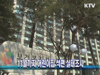 11월까지 어린이집 석면 실태조사
