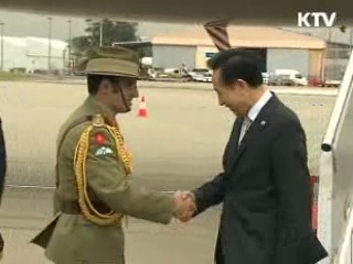 이명박 대통령, 호주 시드니 도착