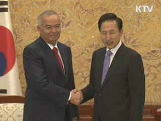 카리모프 우즈베키스탄 대통령 내일 방한