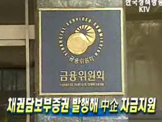 채권담보부증권 발행해 中企 자금지원