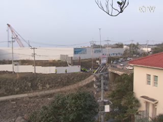 제주 해군기지 발파작업 사흘째 계속