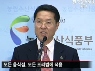 쇠고기 검역지침 강화방안 발표