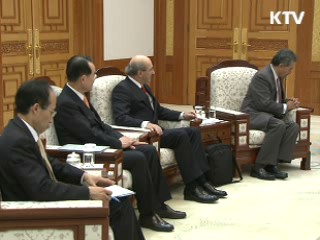 이 대통령, 국제상공회의소 회장단 접견