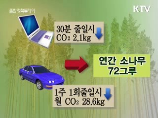 생활속 온실가스 줄이기 '이렇게'