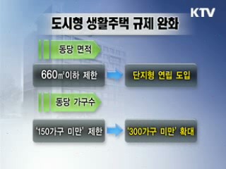 '도시형 생활주택' 전성시대 열린다 [클릭 경제브리핑]