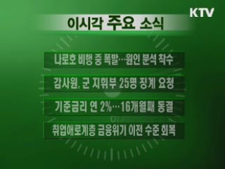 이 시각 주요소식(단신)