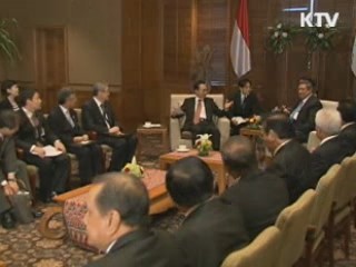 이 대통령, 1박 4일 순방 마치고 귀국