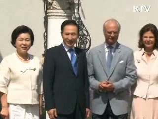 한·스웨덴 정상, 한·EU FTA 타결 선언