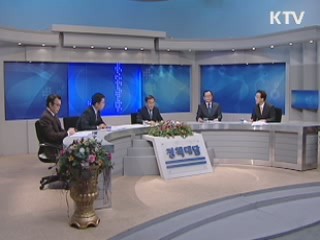 이재오 장관 "나라 살림위해 예산안 처리"