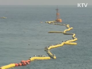 제주해군기지 바지선 어선 3척과 충돌