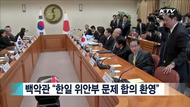 백악관 “한일 위안부 문제 합의 환영” [지구촌 이슈]