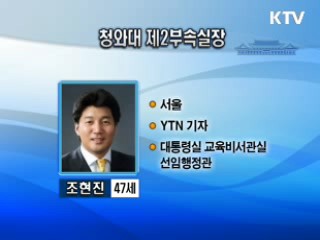 청와대, 조현진 제2부속실장 내정