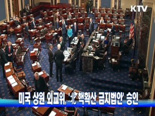 미국 상원 외교위, '北 핵확산 금지법안' 승인