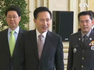 이 대통령 소방지휘관 초청…"든든한 힘"