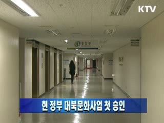 현 정부 대북문화사업 첫 승인