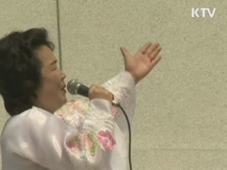 평양에 김일성·김정일 대형 모자이크 벽화