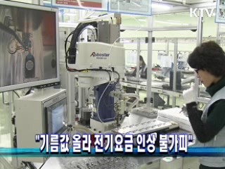 "기름값 올라 전기요금 인상 불가피" 