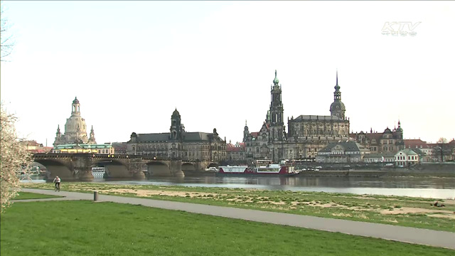 드레스덴공대 연설…'통일 청사진' 발표