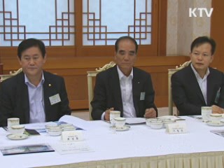 이 대통령, 오늘 중소기업인 간담회