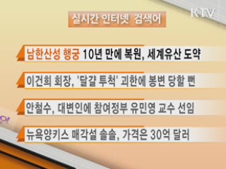 실시간 인터넷 검색어