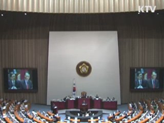 이 대통령 국회 방문···한미FTA 비준 설득