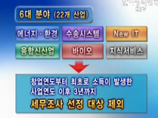 신성장동력산업 세정지원 강화 