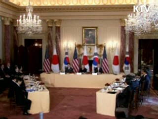 한미일 외교 "北 도발 저지 공동대응"