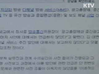 "지상파방송 다채널방송서비스 도입여부 검토중"