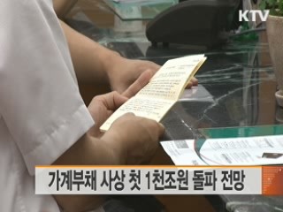 가계부채 사상 첫 1천조원 돌파 전망